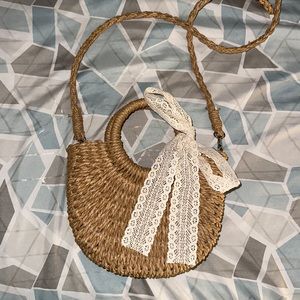 Straw bag